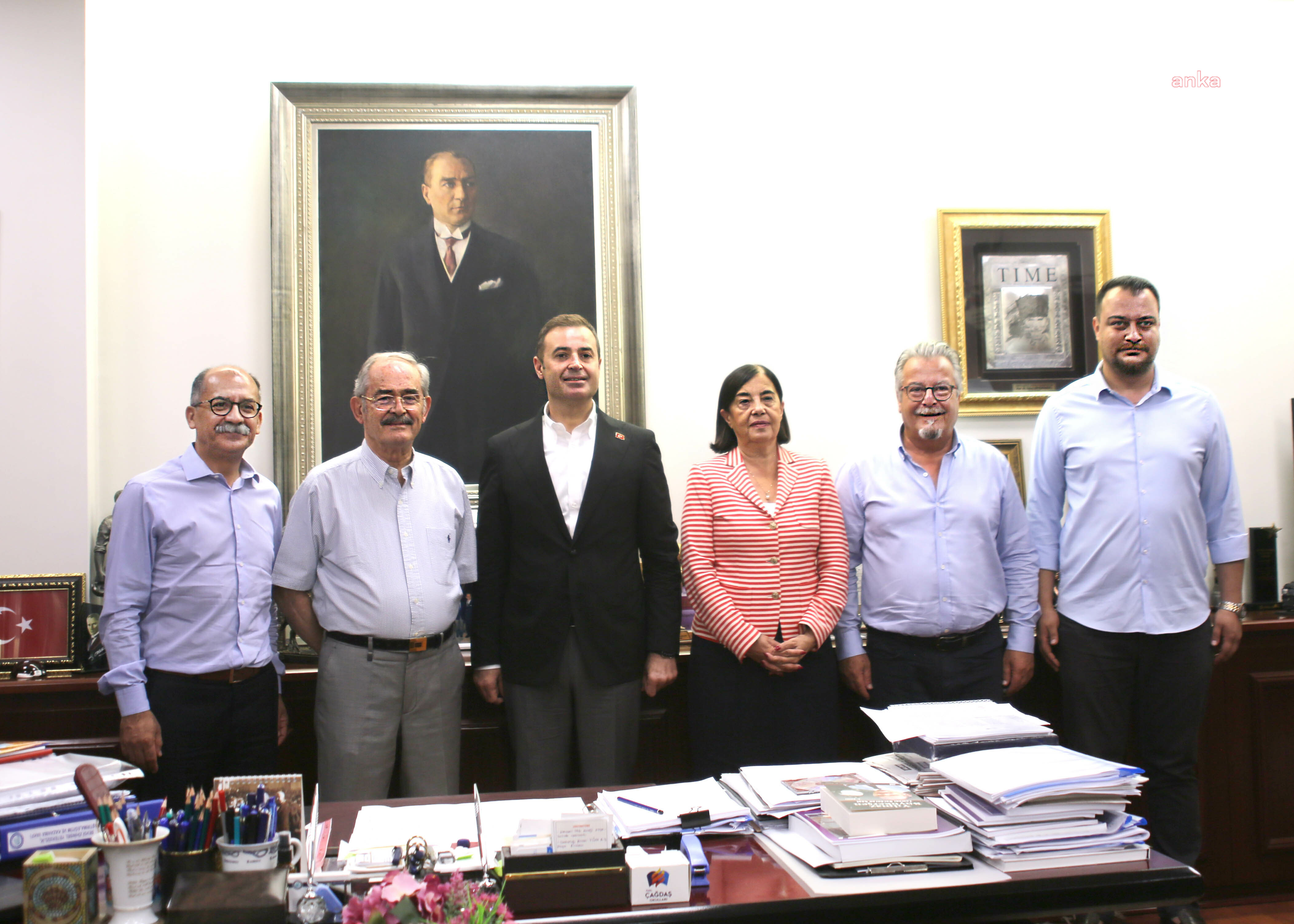 CHP GENEL BAŞKAN YARDIMCISI AHMET AKIN'DAN YILMAZ BÜYÜKERŞEN'E ZİYARET