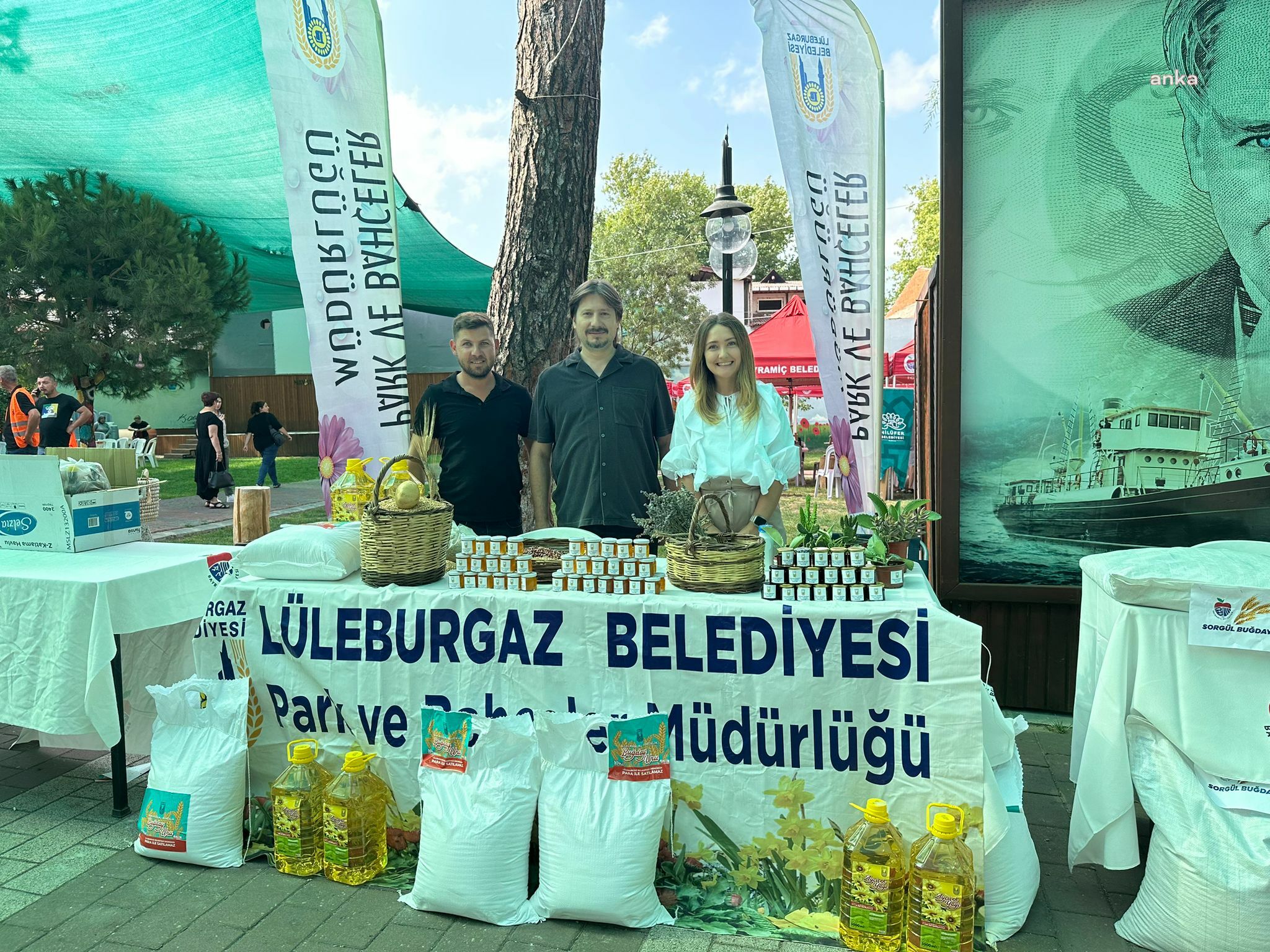 LÜLEBURGAZ BELEDİYESİ ‘TOHUM TAKAS VE YEREL ÜRÜNLER ŞENLİĞİ’NE KATILDI