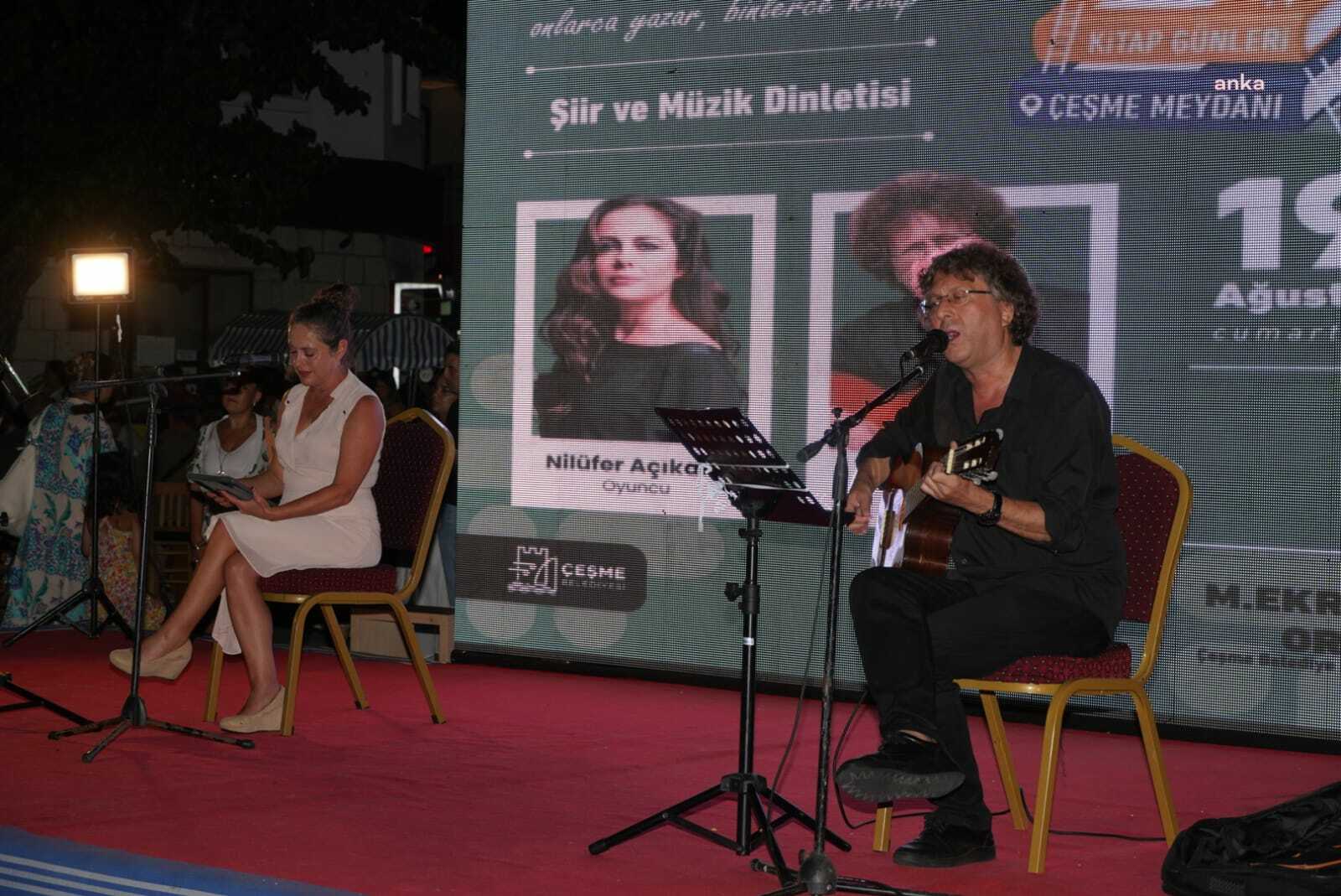 ‘1. ÇEŞME KİTAP GÜNLERİ’ EDEBİYATSEVERLERİ YAZARLARLA BULUŞTURDU