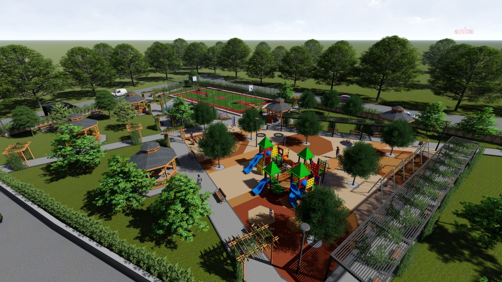 FETHİYE BELEDİYESİ’NDEN BABATAŞI MAHALLESİ’NE MODERN PARK