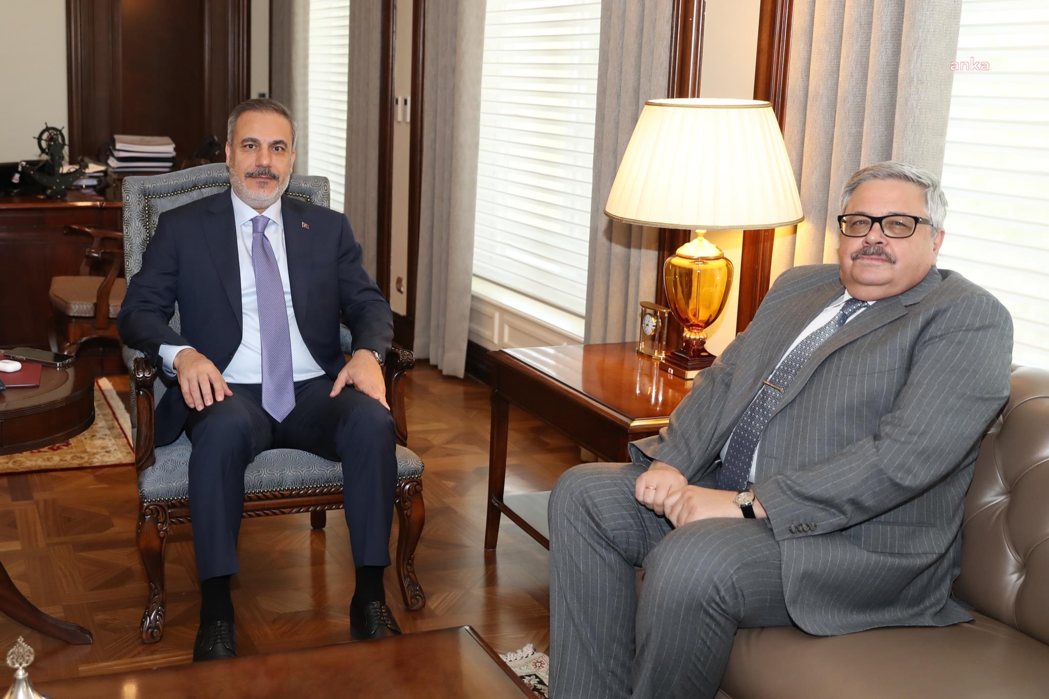 DIŞİŞLERİ BAKANI FİDAN, RUSYA’NIN ANKARA BÜYÜKELÇİSİ ERKHOV İLE GÖRÜŞTÜ