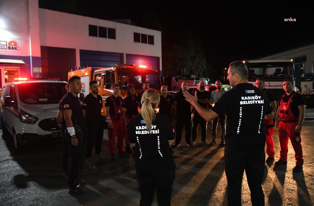 BAK KADIKÖY, YANGIN SÖNDÜRME ÇALIŞMALARINA DESTEK İÇİN ÇANAKKALE’DE