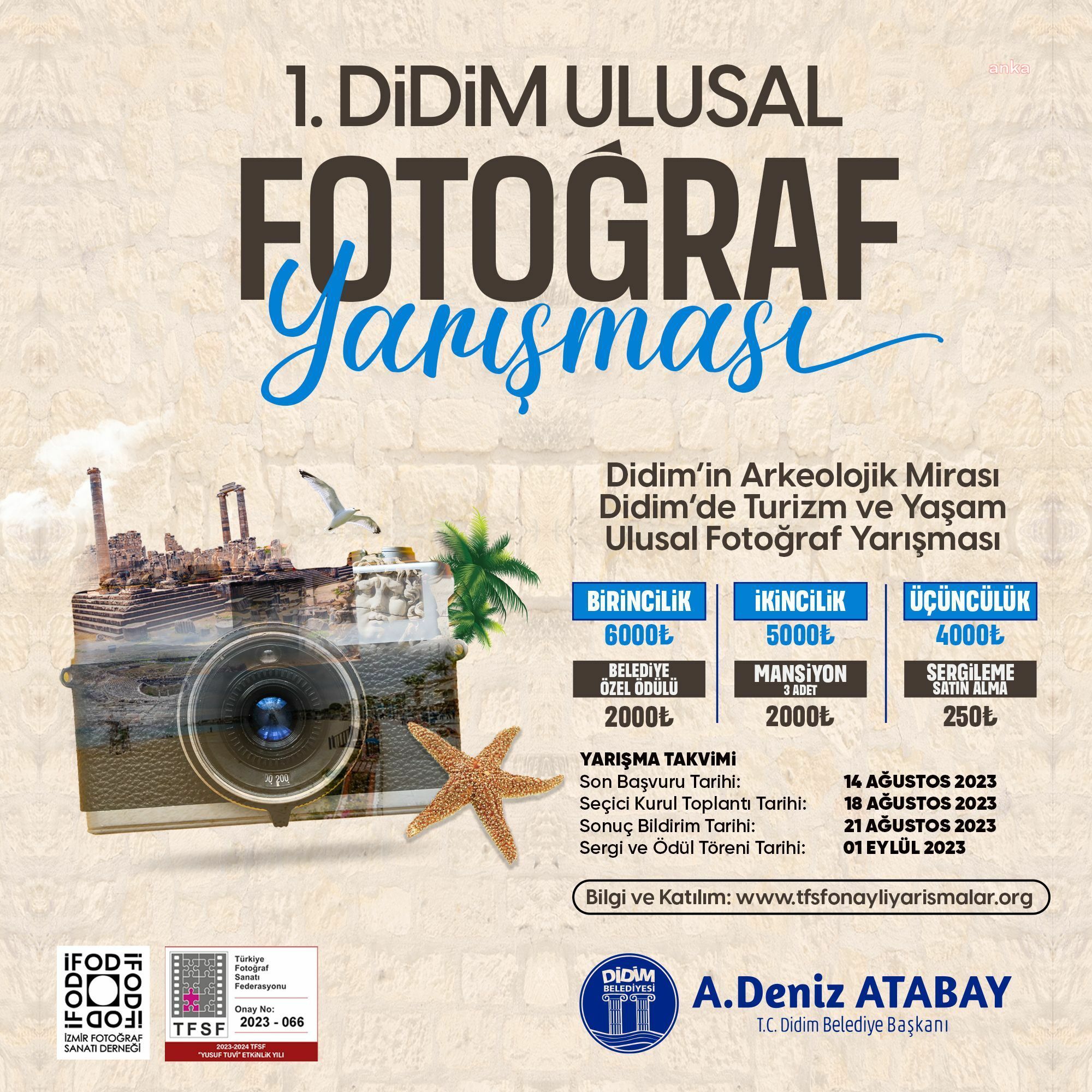 DİDİM BELEDİYESİ'NİN FOTOĞRAF YARIŞMASININ SONUÇLARI AÇIKLANDI