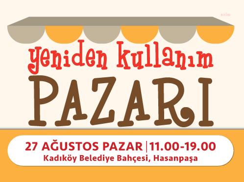 "YENİDEN KULLANIM PAZARI" KADIKÖY BELEDİYESİ BAHÇESİNDE KURULACAK