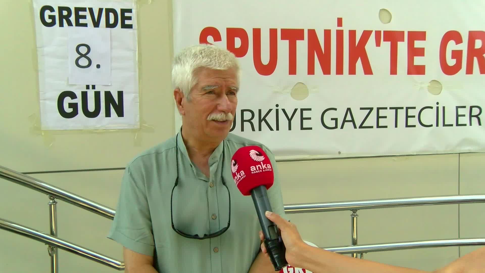 MEDYA OMBUDSMANI FARUK BİLDİRİCİ, SPUTNİK’TE GREV YAPAN GAZETECİLERİ ZİYARET ETTİ: “KENDİ ÇALIŞANLARININ HAKLARINI KORUMAYAN BİR MEDYA KURULUŞU, ZATEN TOPLUMUN ÇIKARLARINI SAVUNAMAZ”