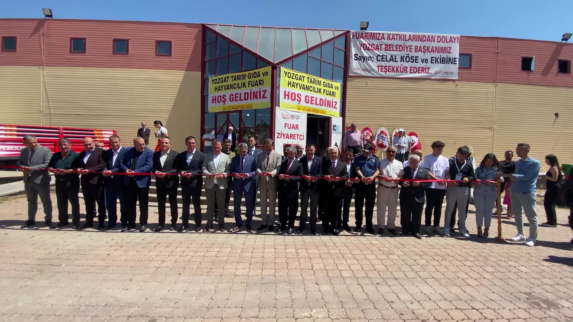 YOZGAT 13’ÜNCÜ TARIM VE HAYVANCILIK FUARI AÇILDI