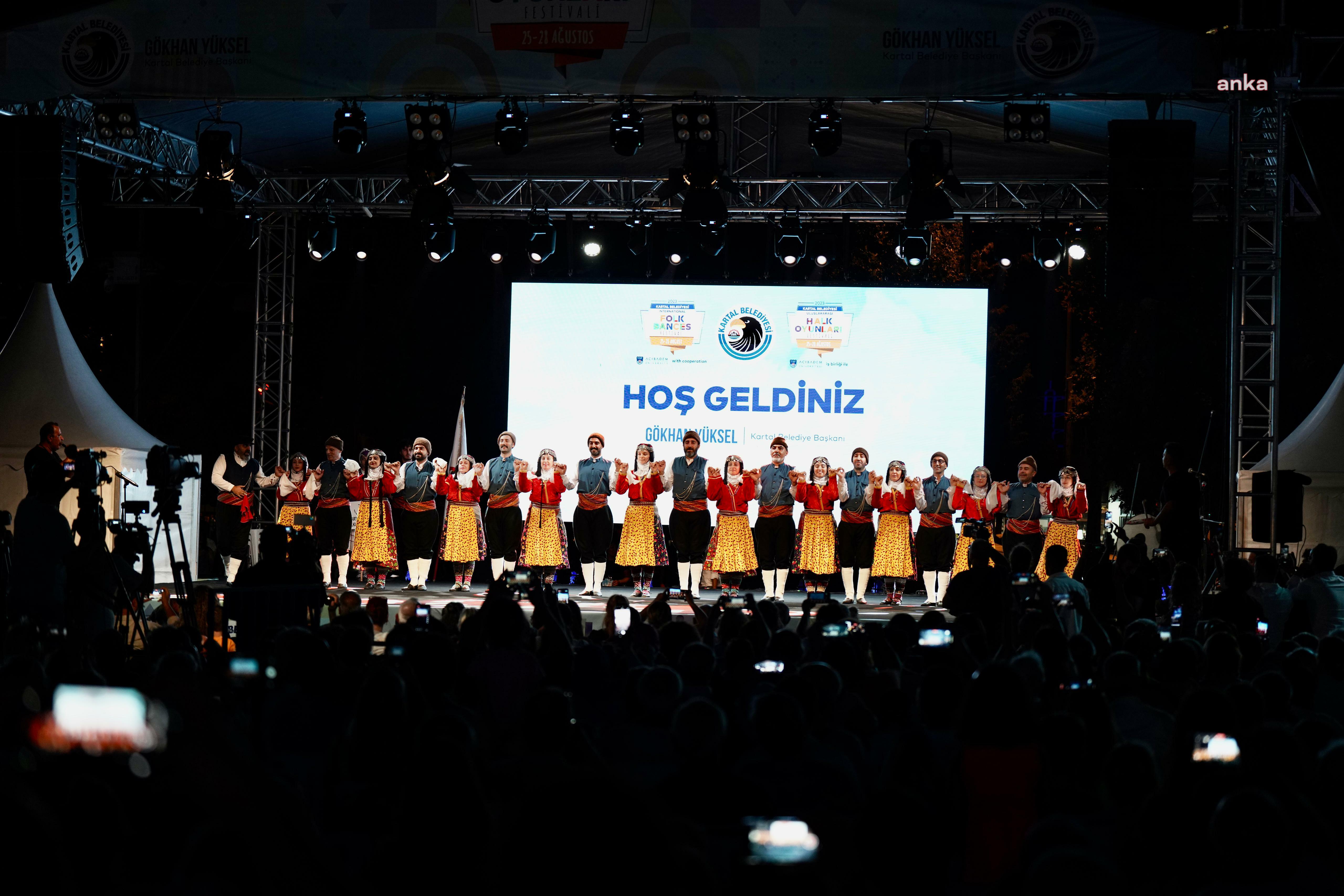 KARTAL BELEDİYESİ 2. ULUSLARARASI HALK OYUNLARI FESTİVALİ BAŞLADI