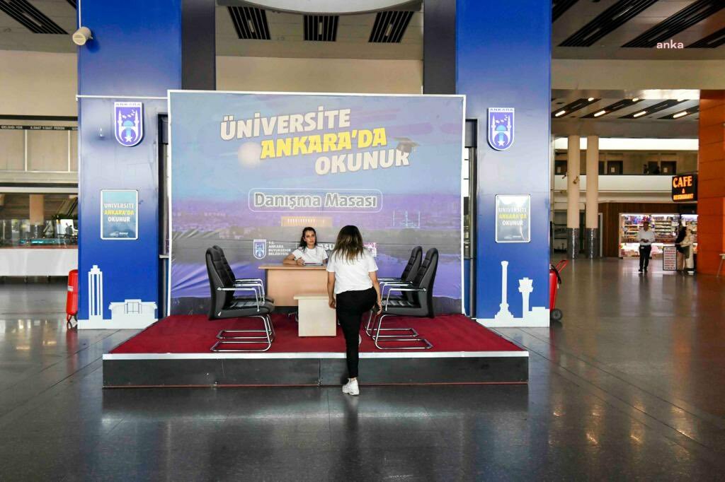 ANKARA’DAKİ ÜNİVERSİTELERE KAYIT İÇİN GELEN ÖĞRENCİLER, BÜYÜKŞEHİR BELEDİYESİ DAYANIŞMA NOKTASI’NDA KARŞILANACAK