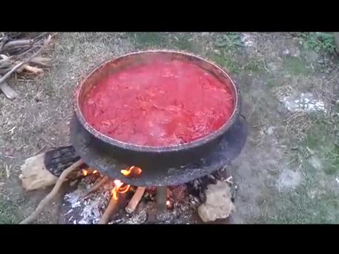 SEYDİŞEHİR’DE EV HANIMLARI KIŞLIK SALÇALARINI HAZIRLIYORLAR