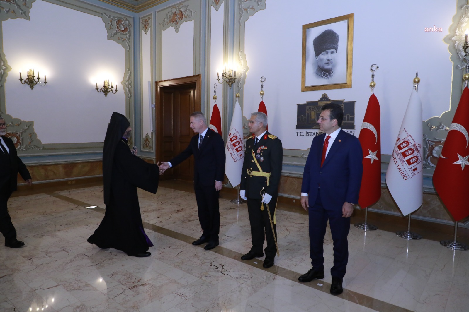İSTANBUL VALİLİĞİ'NDE 30 AĞUSTOS ZAFER BAYRAMI DOLAYISIYLA TÖREN DÜZENLENDİ