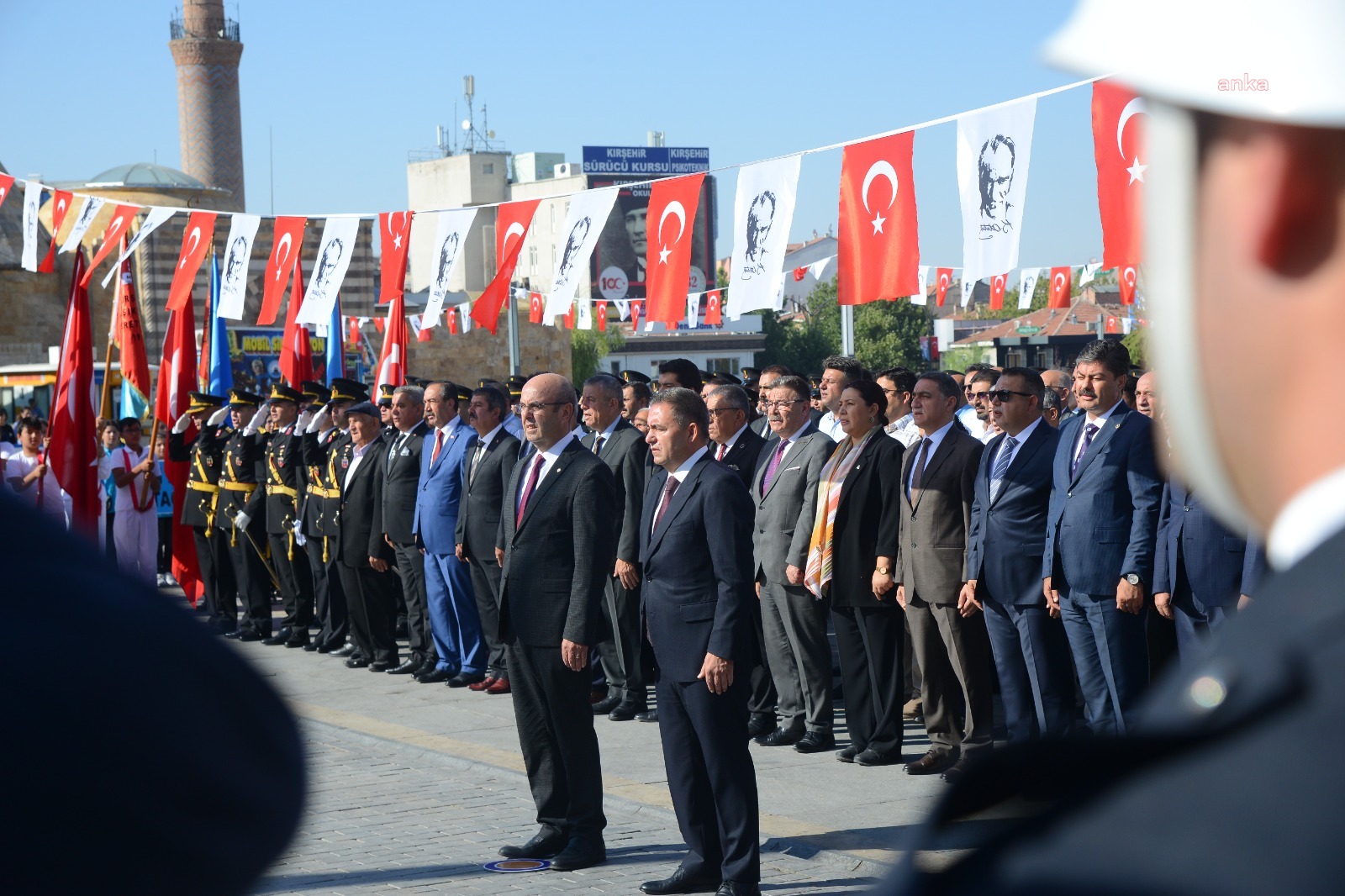 KIRŞEHİR BELEDİYE BAŞKANI EKİCİOĞLU, ZAFER BAYRAMI TÖRENLERİNE KATILDI
