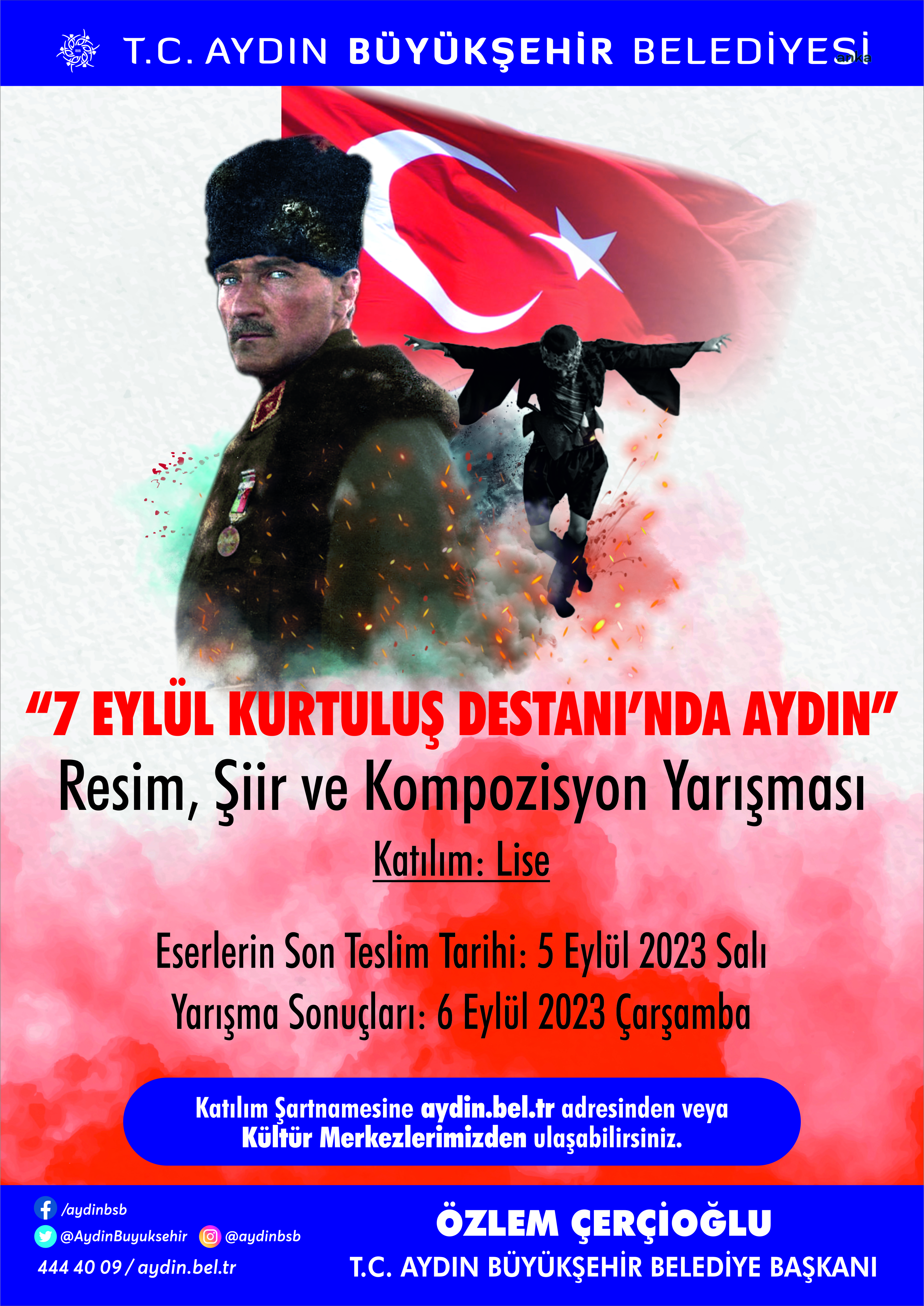 AYDIN BÜYÜKŞEHİR BELEDİYESİ, KURTULUŞ COŞKUSUNU SANATLA BİRLEŞTİRİYOR