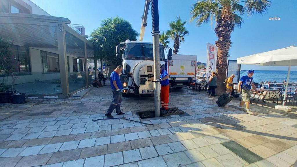 BODRUM BELEDİYESİ'NDEN KANAL AÇMA VE TEMİZLİK ÇALIŞMASI