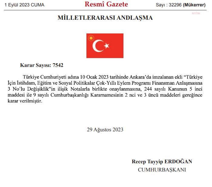 275 MİLYON 100 BİN EURO MALİ DESTEĞİN ÖNGÖRÜLDÜĞÜ IPA II ANLAŞMASI'NIN SÜRESİ 2025 YILI SONUNA KADAR UZATILDI