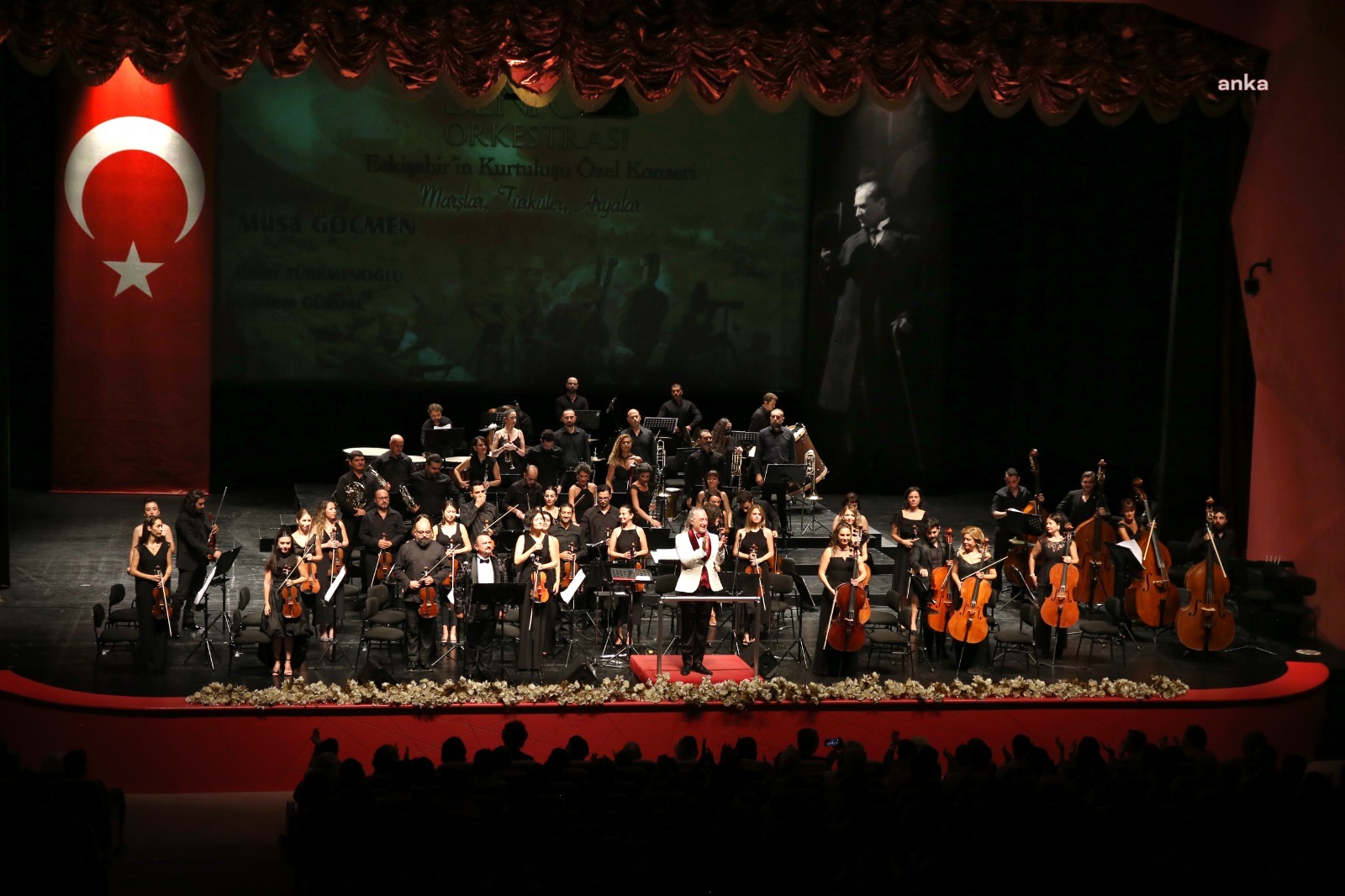 ESKİŞEHİR’İN DÜŞMAN İŞGALİNDEN KURTULUŞUNUN 101’İNCİ YILI KONSERLE KUTLANDI
