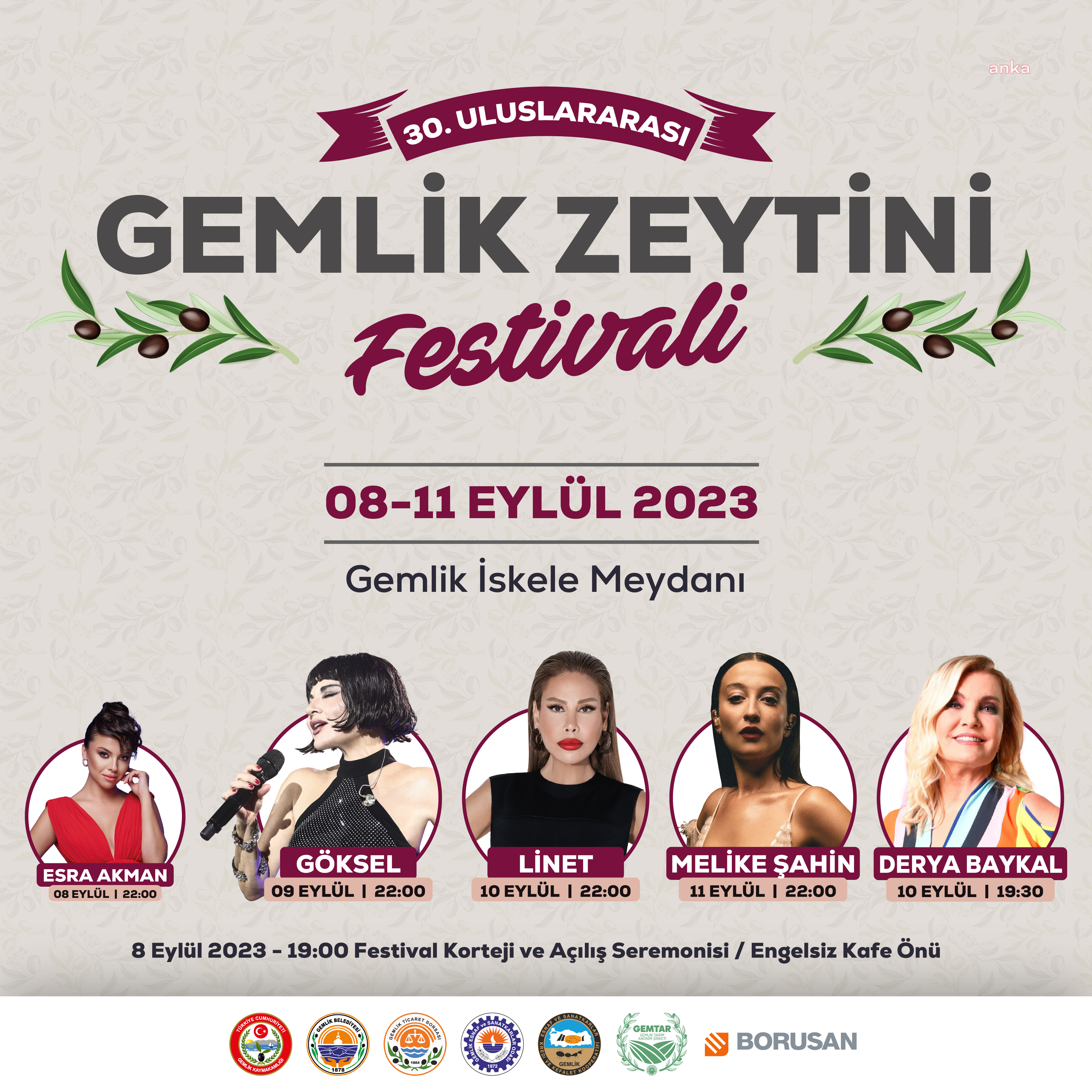 GEMLİK’TE ZEYTİN FESTİVALİ DOLU DOLU GEÇECEK