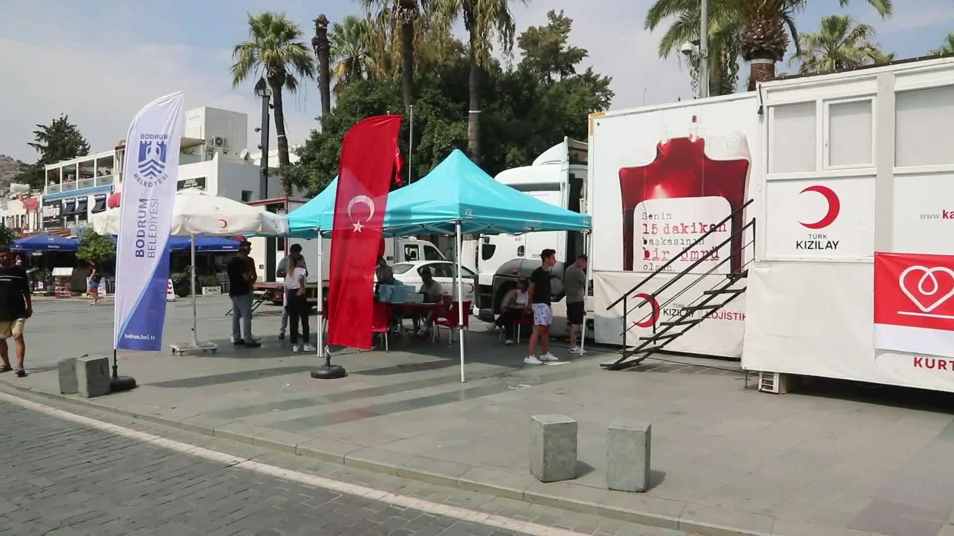 BODRUM BELEDİYESİ'NDEN KAN BAĞIŞI ETKİNLİĞİ