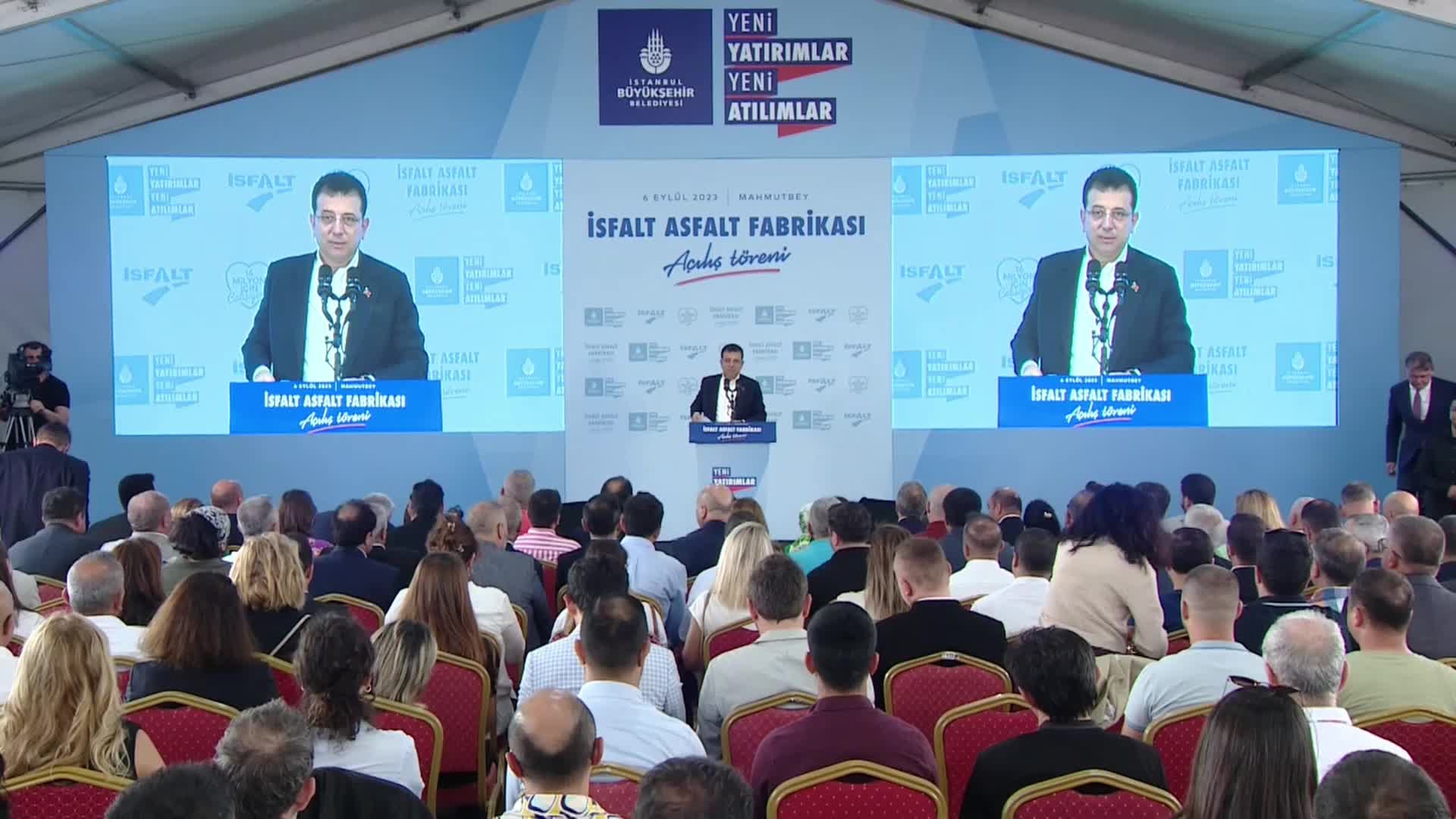MODERNİZE EDİLEN İSFALT MAHMUTBEY ASFALT ÜRETİM TESİSİ YENİDEN HİZMETE AÇILDI