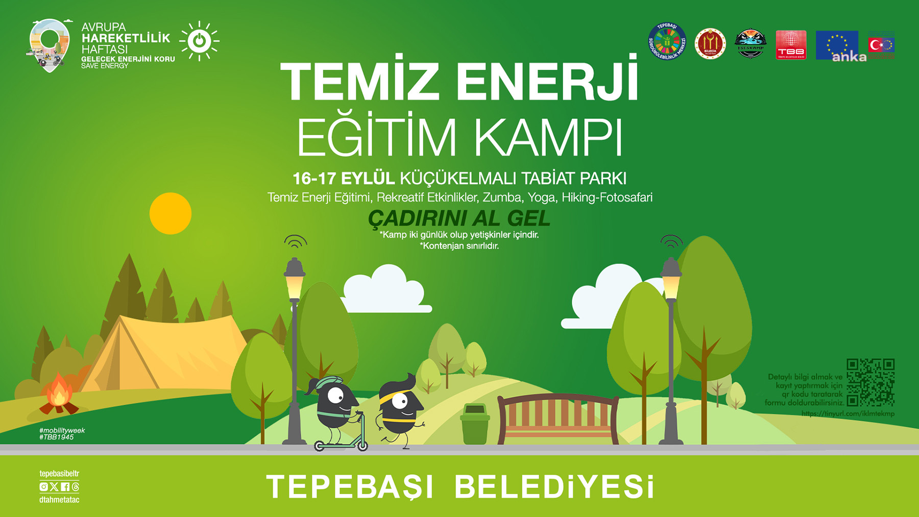 TEPEBAŞI'NDA TEMİZ ENERJİ EĞİTİM KAMPI DÜZENLENECEK