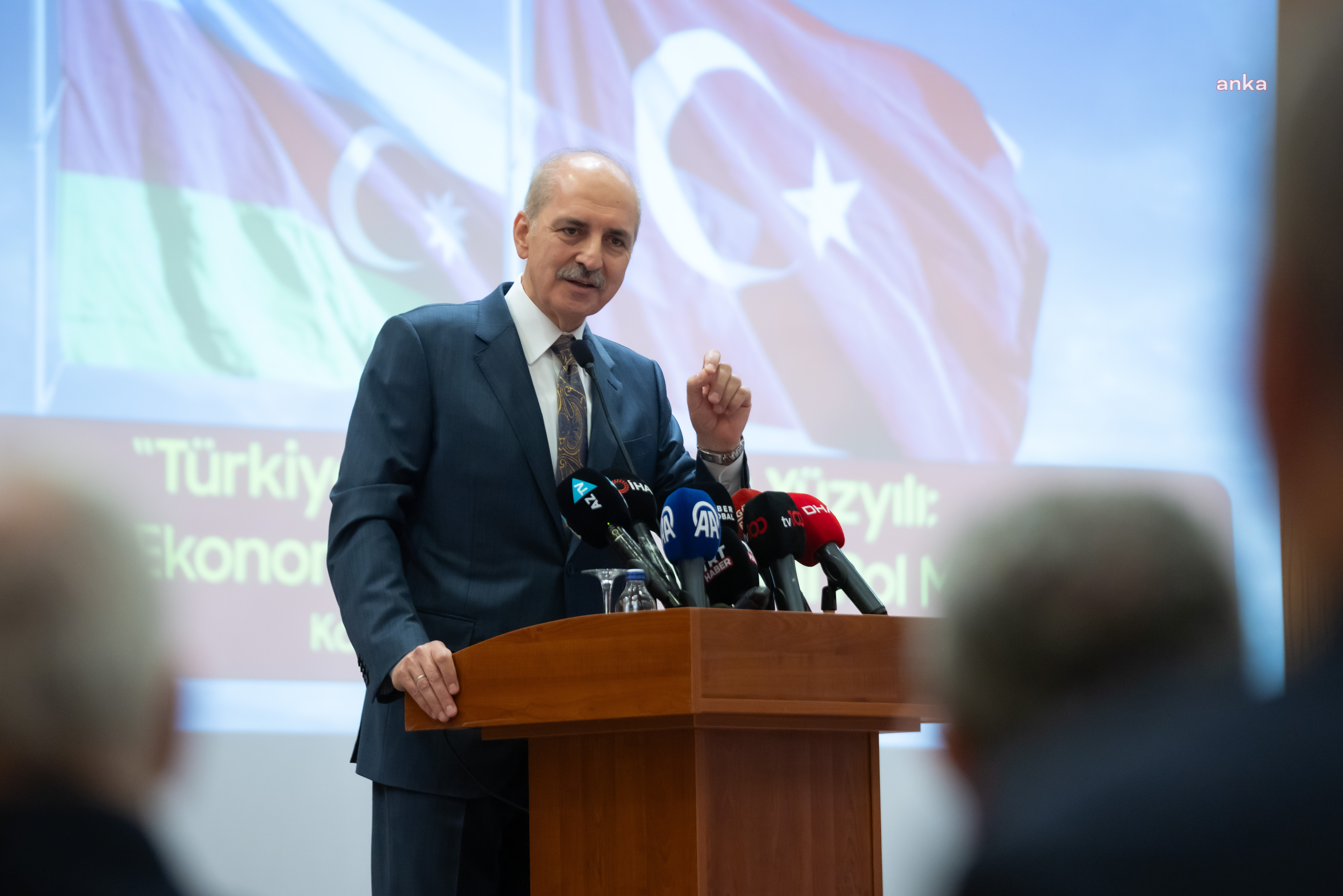 NUMAN KURTULMUŞ: "TÜRKİYE VE AZERBAYCAN'IN ORTAK ÇALIŞMALARIYLA ÜMİT EDİYORUM Kİ BİR DENGE, BİR İSTİKRAR ORTAYA ÇIKACAK VE DÜNYA BARIŞINA ÇOK CİDDİ KATKIDA BULUNULACAKTIR"