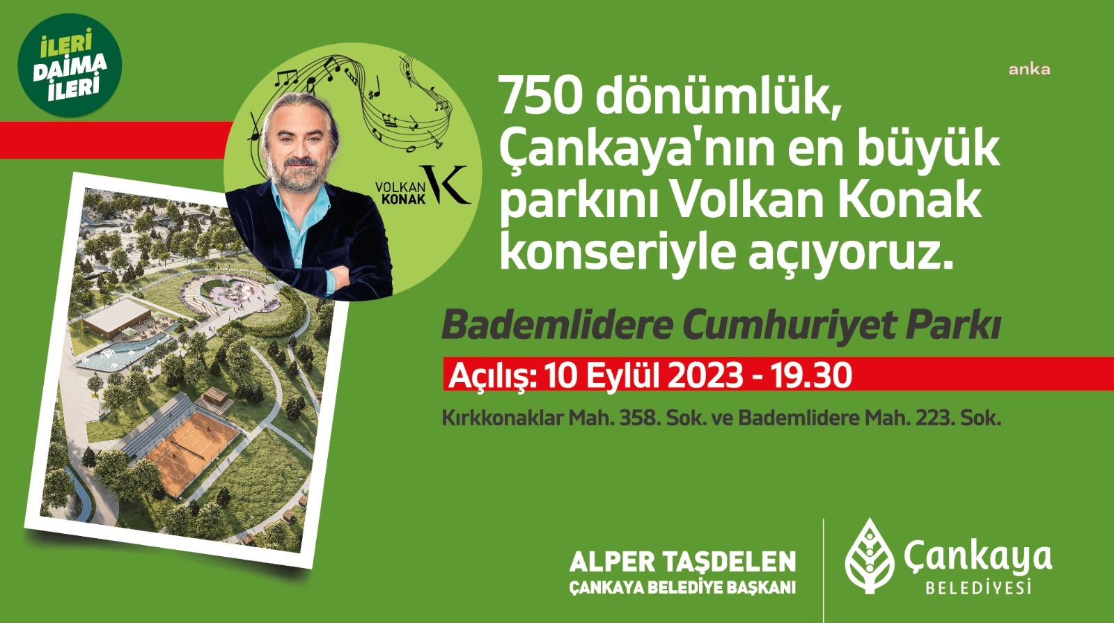 ANKARA’NIN EN BÜYÜK PARKI AÇILIYOR