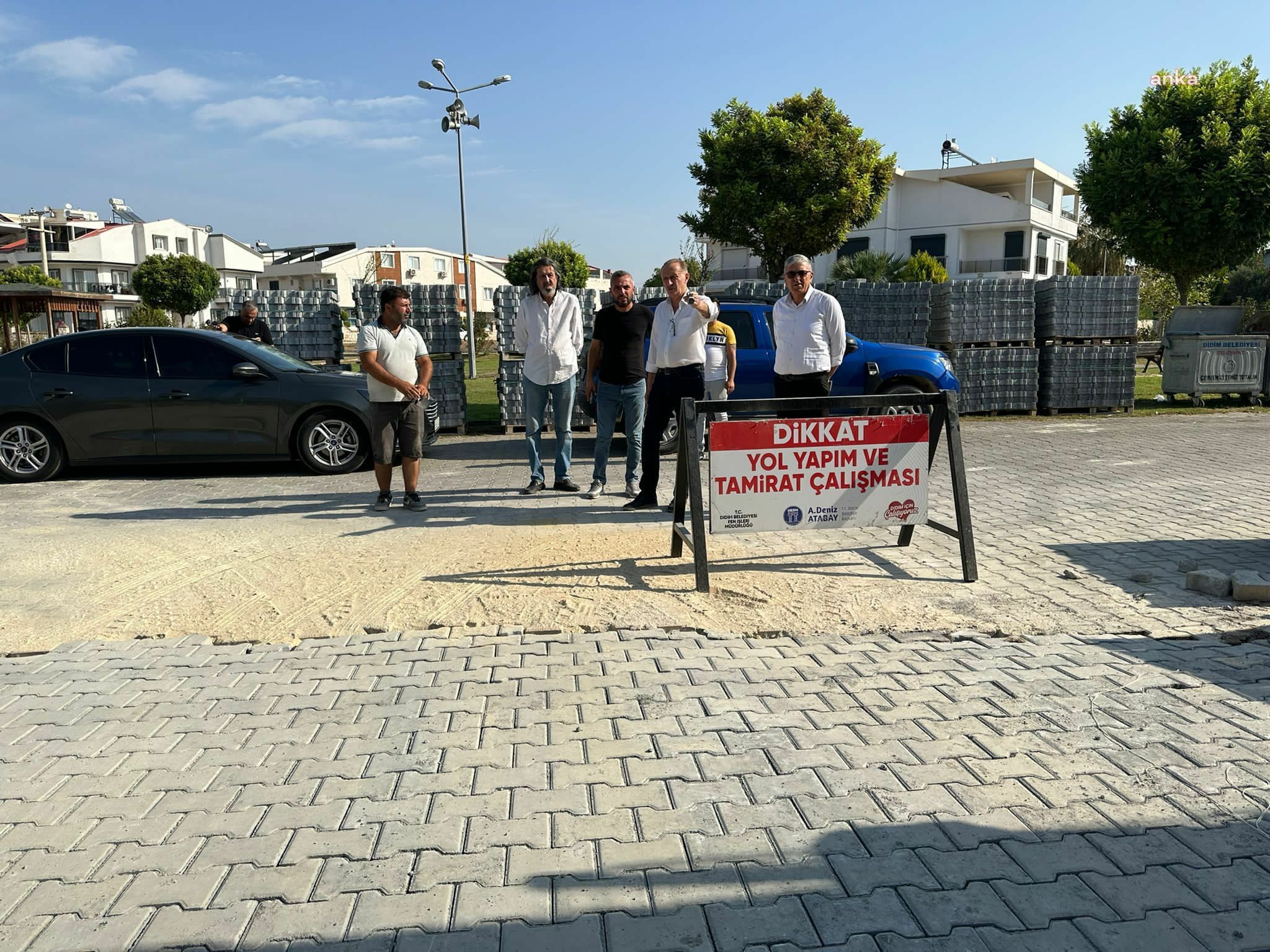 DİDİM BELEDİYE BAŞKANI ATABAY, ÇALIŞMALARI YERİNDE DENETLEDİ