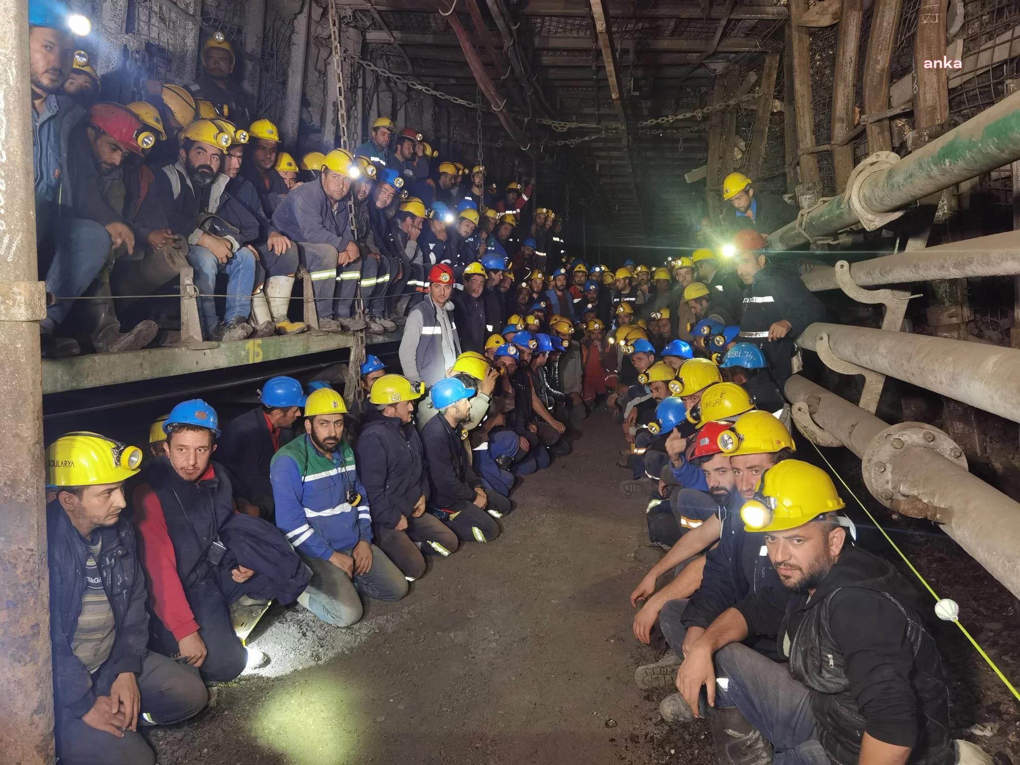 ABB BAŞKANI MANSUR YAVAŞ, HAKLARI İÇİN EYLEM YAPAN MADENCİLERE 5'ER BİN TL SOSYAL DESTEK YARDIMI YAPTI