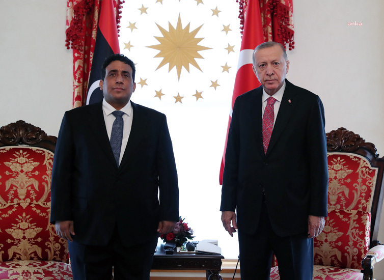 CUMHURBAŞKANI ERDOĞAN, LİBYA BAŞKANLIK KONSEYİ BAŞKANI EL-MENFİ İLE TELEFONDA GÖRÜŞTÜ