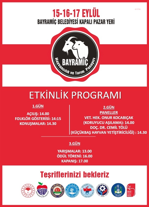 HAYVANCILIK VE TARIM PANAYIRI BAYRAMİÇ’TE BAŞLIYOR