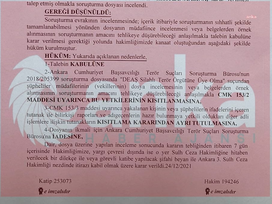 IŞİD’İN “CANLI BOMBA EMİRİ” DAYAN DOSYASINDA KISMEN GİZLİLİK KARARI ALINDIĞI ORTAYA ÇIKTI... DAYAN HAKKINDA GİZLİ TANIK İFADESİ: “EN FAZLA İDAM KARARINI BU VERDİ, YAKALANACAĞINI ANLARSA KENDİSİNİ PATLATABİLİR”