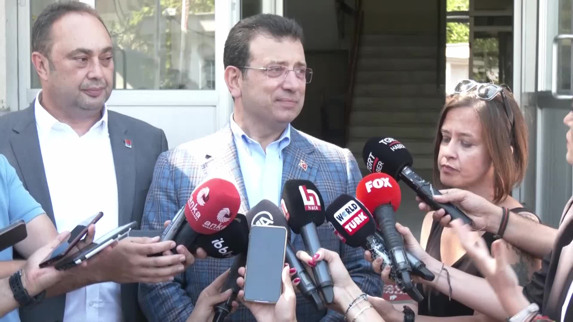 İMAMOĞLU: "SAYIN GENEL BAŞKANIMIZIN DESTEK VERMESİ VE 'ADAYIMIZDIR' DEMESİ SEVİNDİRİCİDİR"