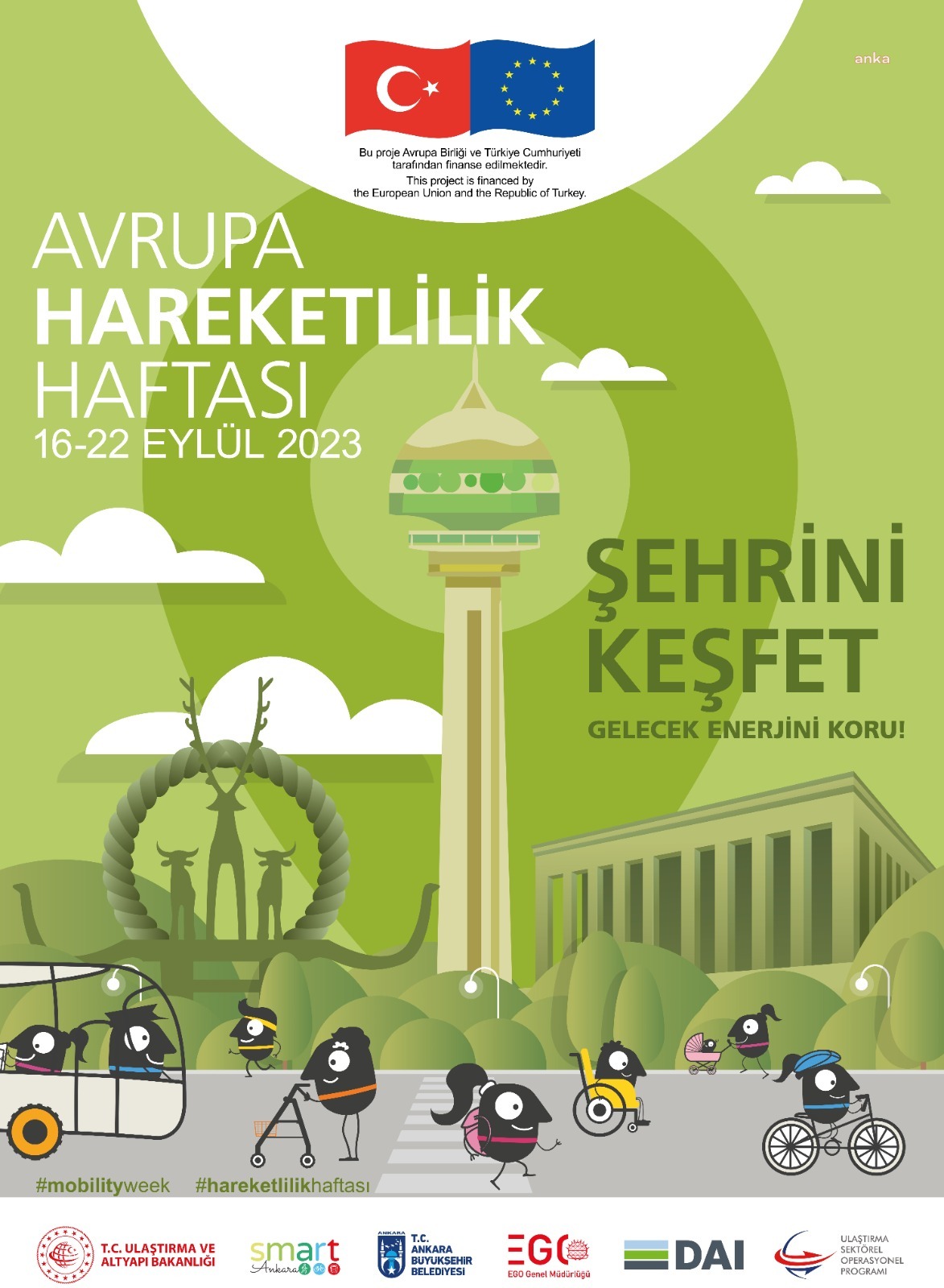 AVRUPA HAREKETLİLİK HAFTASI, BAŞKENT'TE ETKİNLİKLERLE KUTLANACAK