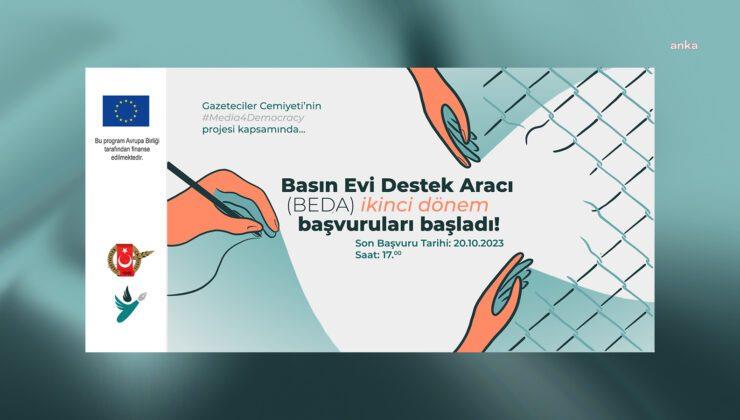 GAZETECİLER CEMİYETİ'NİN ‘BASIN EVİ DESTEK ARACI’ İÇİN YENİ DÖNEM BAŞVURULARI BAŞLADI