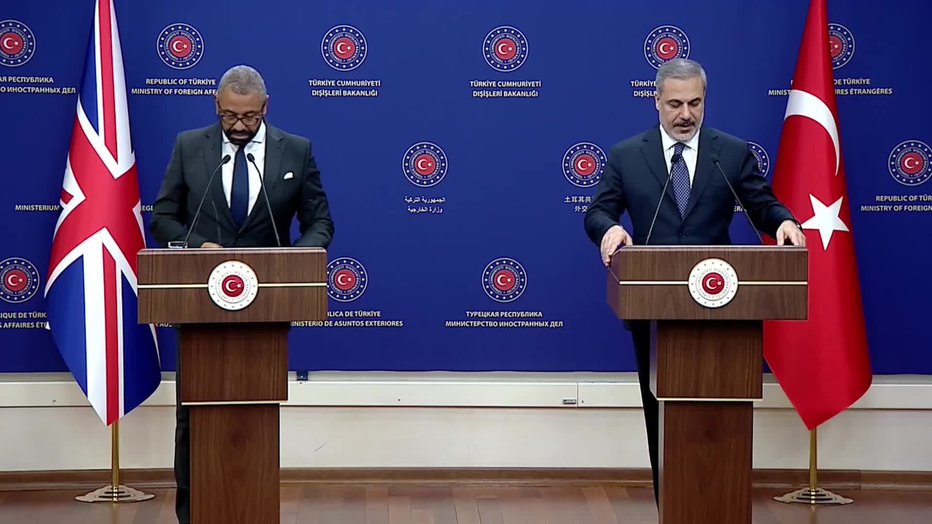 HAKAN FİDAN: BİRLEŞİK KRALLIK'I TERÖRİZMLE MÜCADELEMİZDE MÜTTEFİKİMİZ OLARAK DEĞERLENDİRİYORUZ