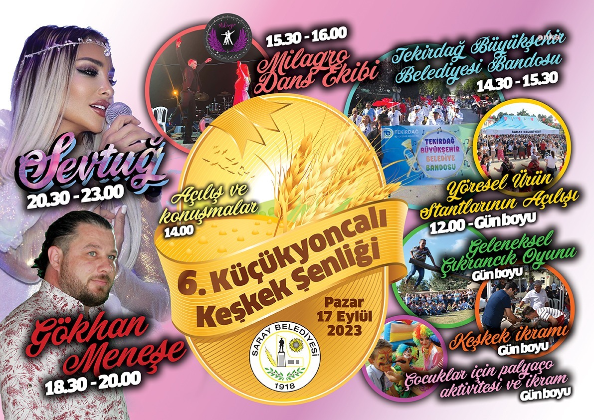 SARAY, KÜÇÜKYONCALI KEŞKEK ŞENLİĞİ’NDE BULUŞACAK