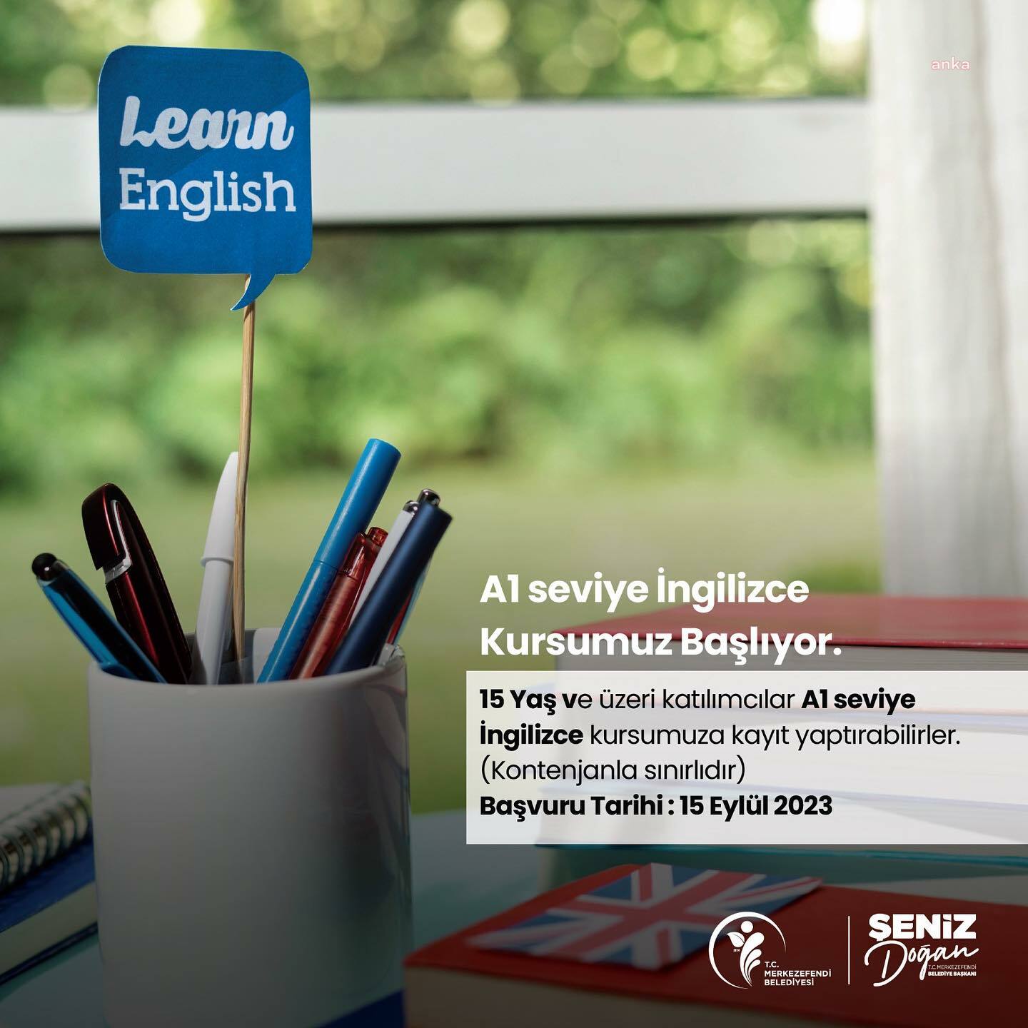 MERKEZEFENDİ’DE A1 İNGİLİZCE KURS KAYITLARI BAŞLADI