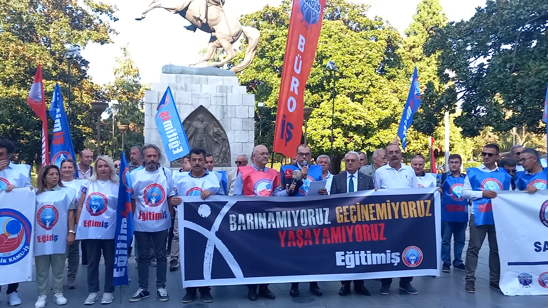 EĞİTİM- İŞ SAMSUN ŞUBE BAŞKANI ERKEN: "AY SONUNU BEKLEME HALİMİZİ BİTMEYEN BİR KARA KIŞA ÇEVİRDİLER"