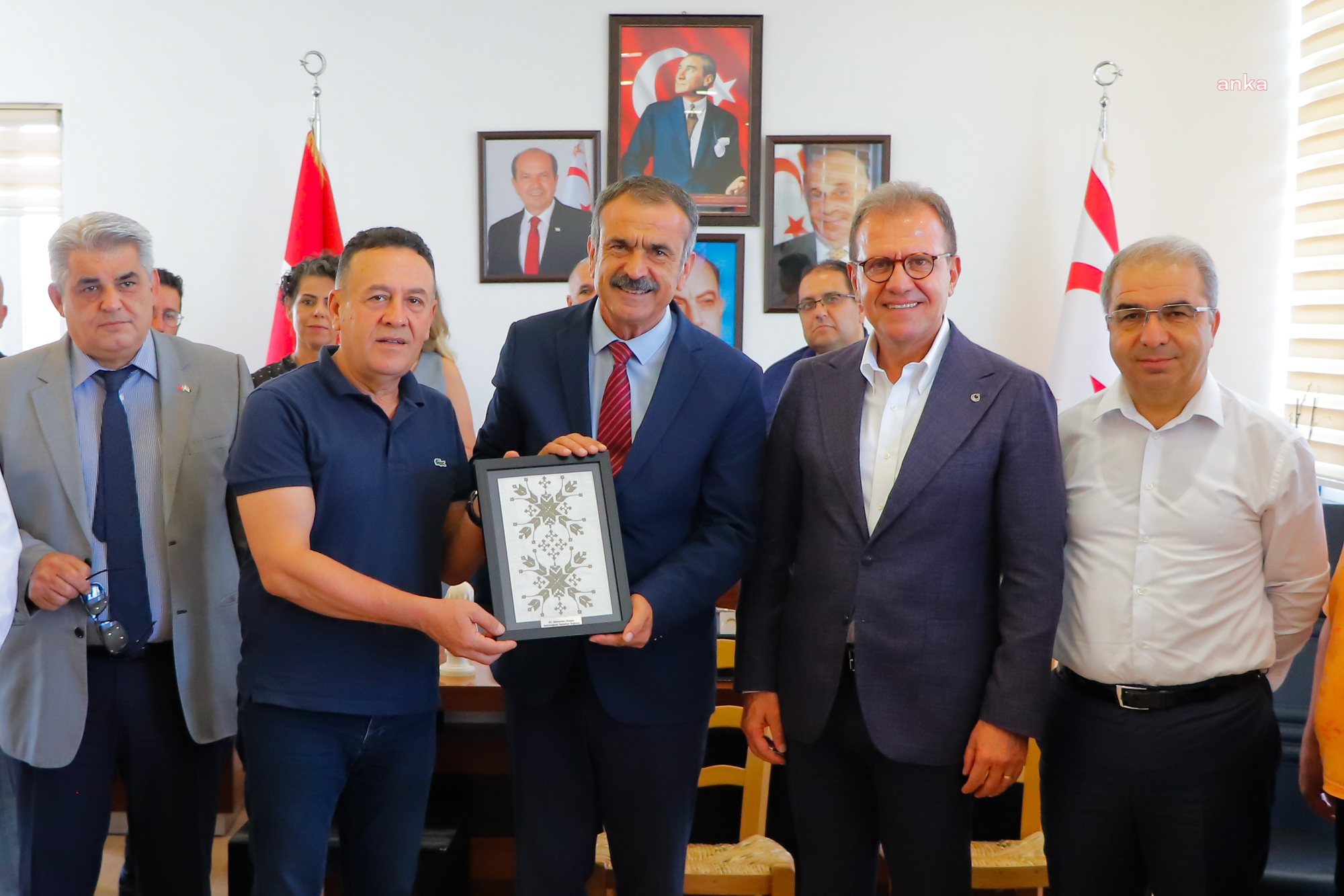 VAHAP SEÇER VE BÜYÜKŞEHİR BELEDİYE MECLİS ÜYELERİ, KARDEŞ ŞEHİR GAZİMAĞUSA’YI ZİYARET ETTİ