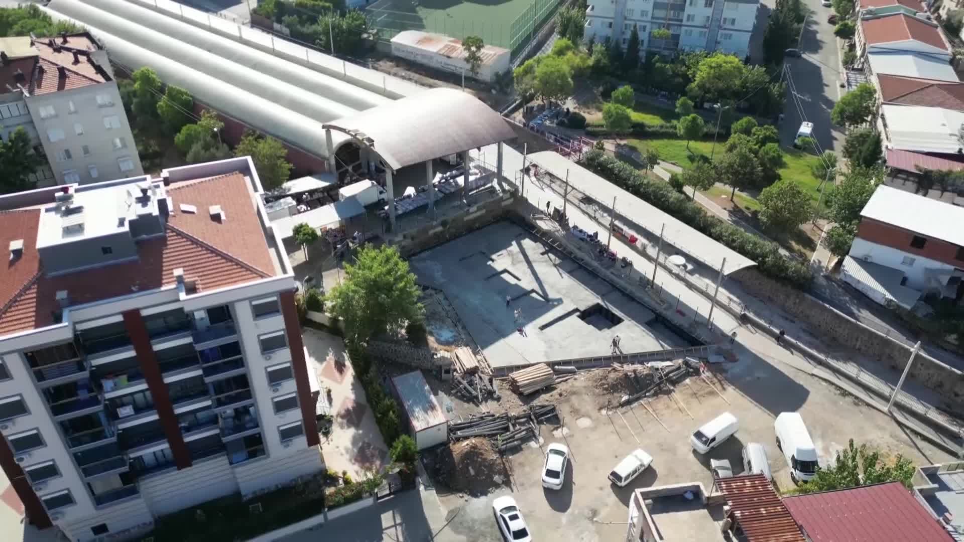 BAYRAKLI'DA YUNUS EMRE KÜLTÜR MERKEZİ VE ANAOKULU’NUN TEMELİ ATILIYOR