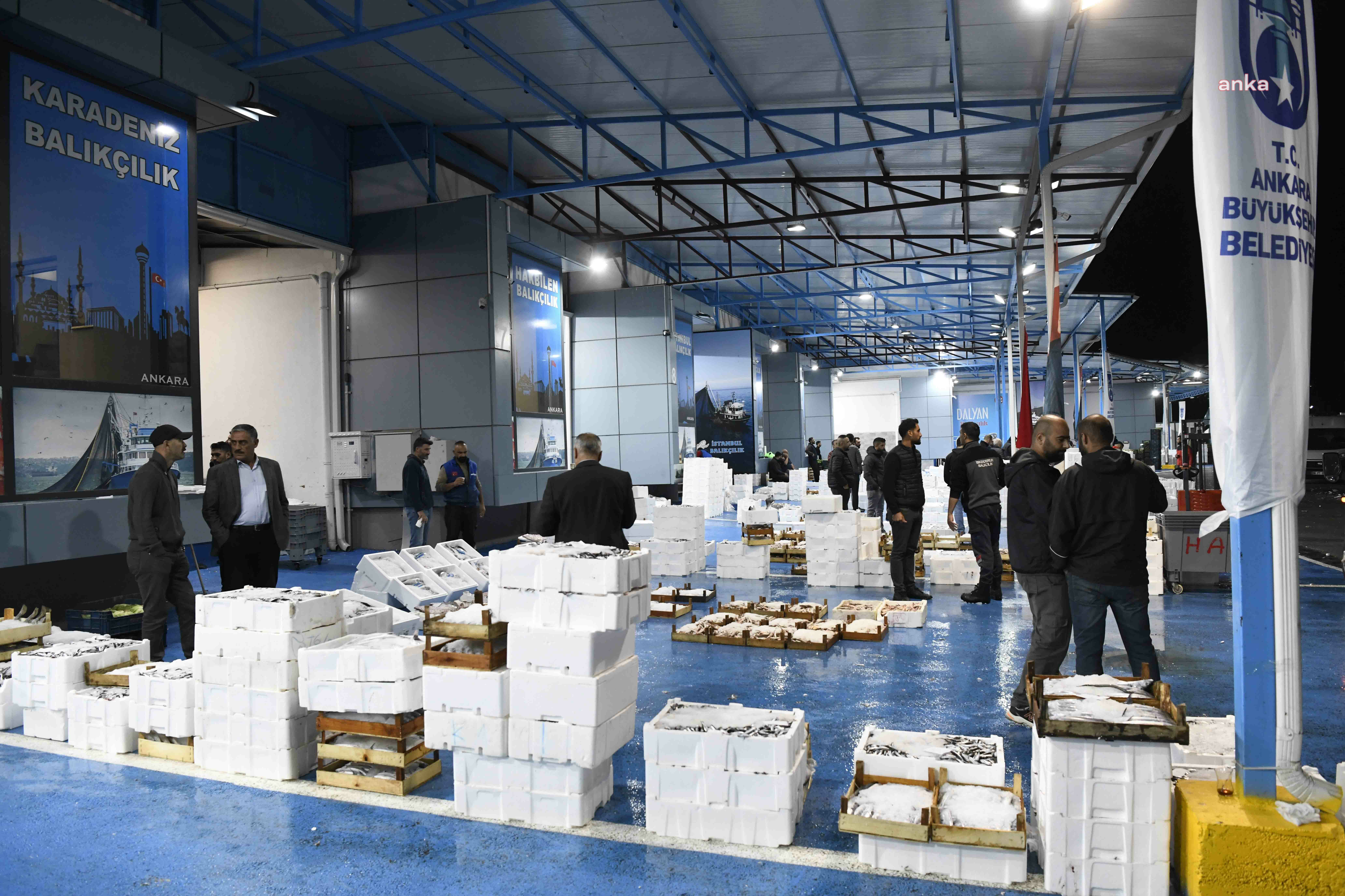 ANKARA BÜYÜKŞEHİR, BALIK HALİ’NDE DENETİMLERİNE BAŞLADI