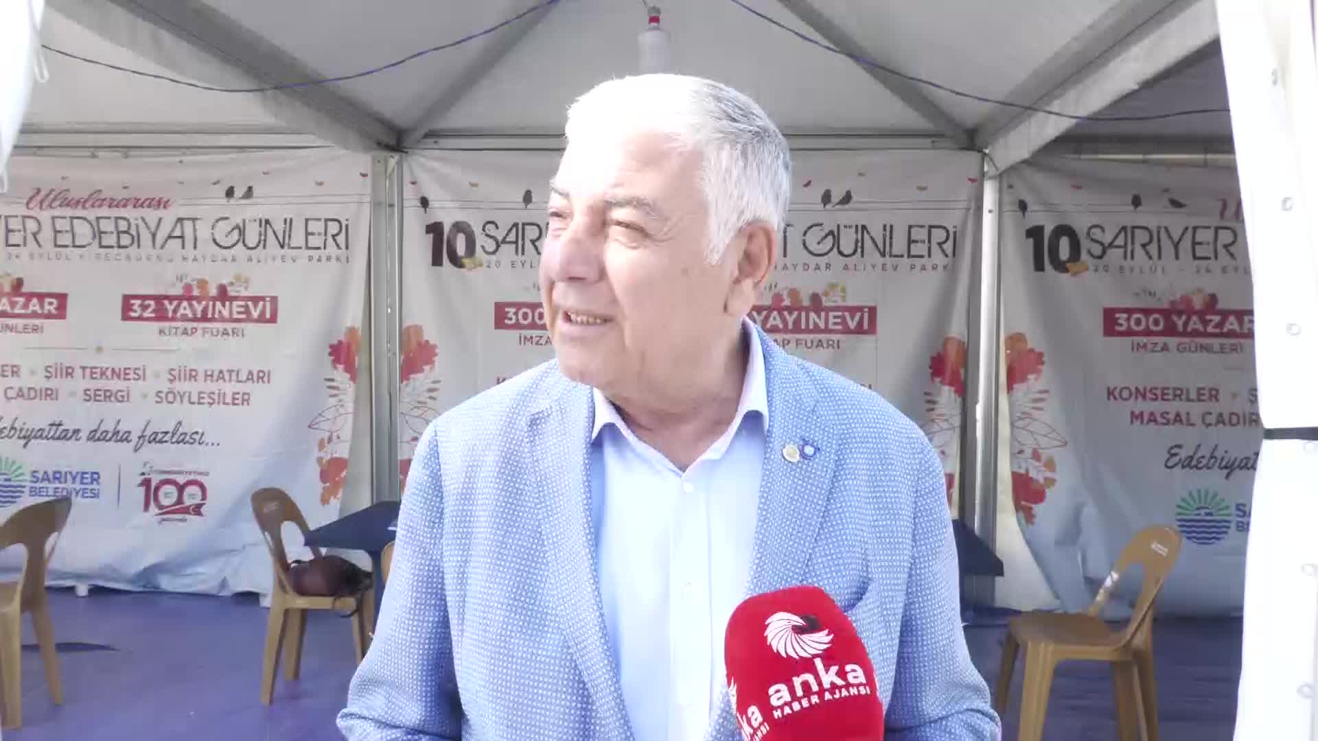 "SARIYER EDEBİYAT GÜNLERİ" YARIN BAŞLIYOR. ŞÜKRÜ GENÇ: "SARIYER EDEBİYAT GÜNLERİ BU SENE ULUSLARARASI BOYUT KAZANDI"
