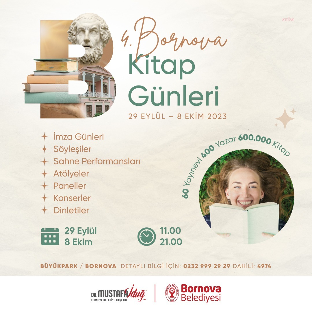 4. BORNOVA KİTAP GÜNLERİ BAŞLIYOR