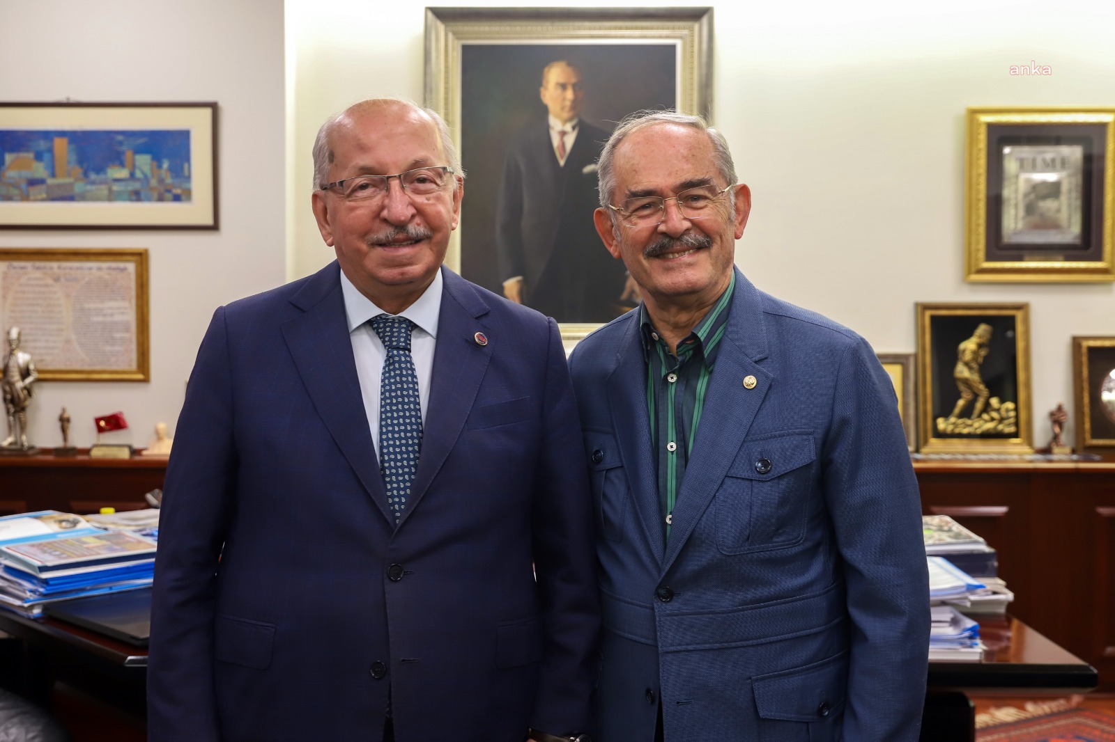 TEKİRDAĞ BÜYÜKŞEHİR BELEDİYE BAŞKANI ALBAYRAK'TAN ESKİŞEHİR BÜYÜKŞEHİR BELEDİYE BAŞKANI BÜYÜKERŞEN’E ZİYARET