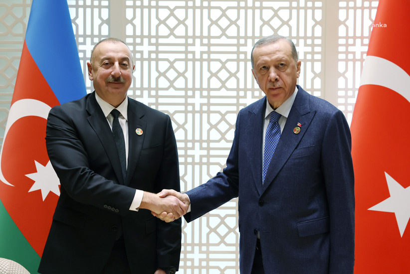 CUMHURBAŞKANI ERDOĞAN, AZERBAYCAN CUMHURBAŞKANI İLHAM ALİYEV İLE GÖRÜŞTÜ