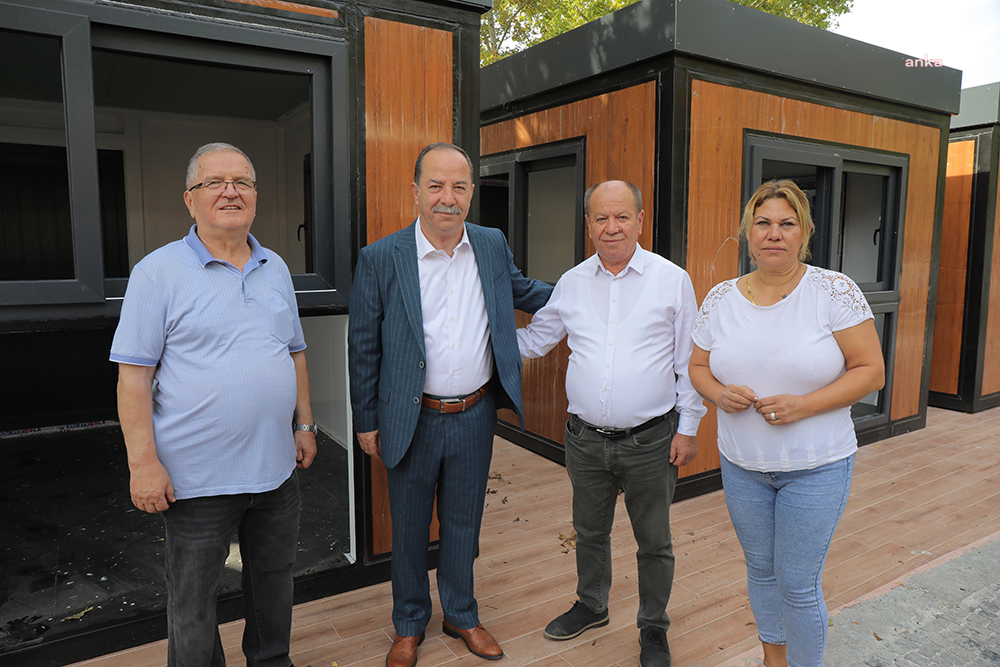 EDİRNE'DE YANAN BELEDİYE DÜKKÂNLARI YENİLENDİ