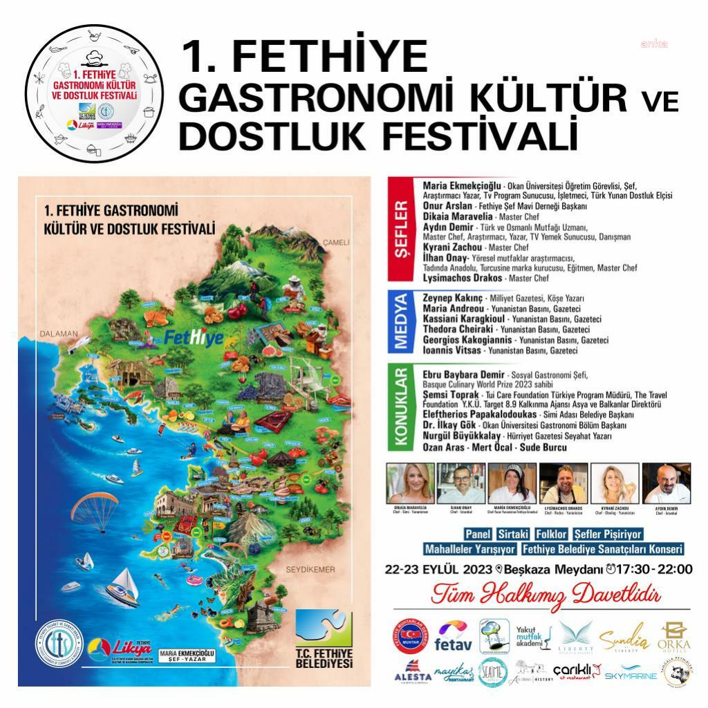 GASTRONOMİ FESTİVALİ FETHİYE’DE BAŞLIYOR