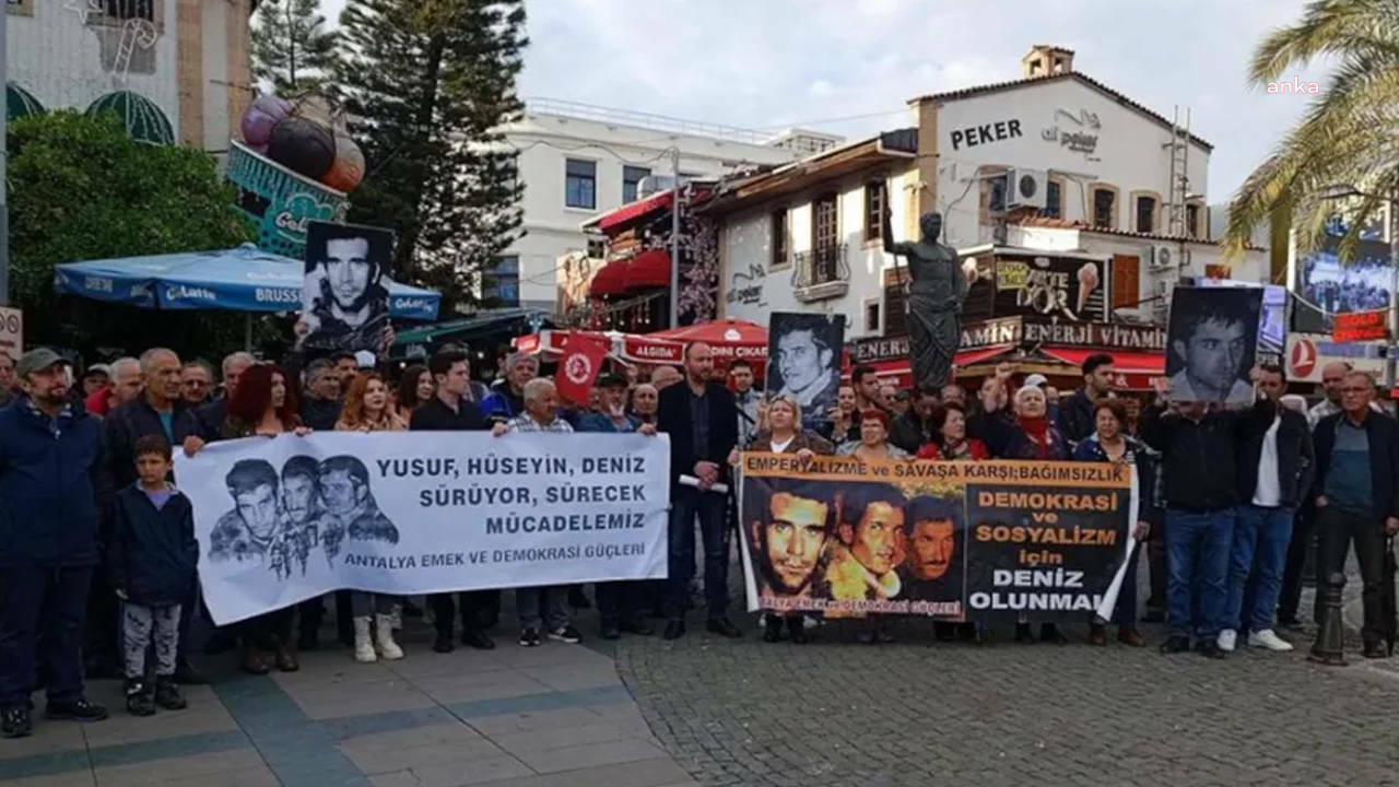 ANTALYA’DA 24 KİŞİNİN GÖZALTINA ALINDIĞI OLAYDA; DENİZ GEZMİŞ VE ARKADAŞLARINA “TERÖR ÖRGÜTÜ YÖNETİCİSİ” DENİLDİĞİ VE GEZMİŞ’İN İDAMINDAN ÖNCEKİ SON MEKTUBUNUN “SUÇ UNSURU” SAYILDIĞI ORTAYA ÇIKTI