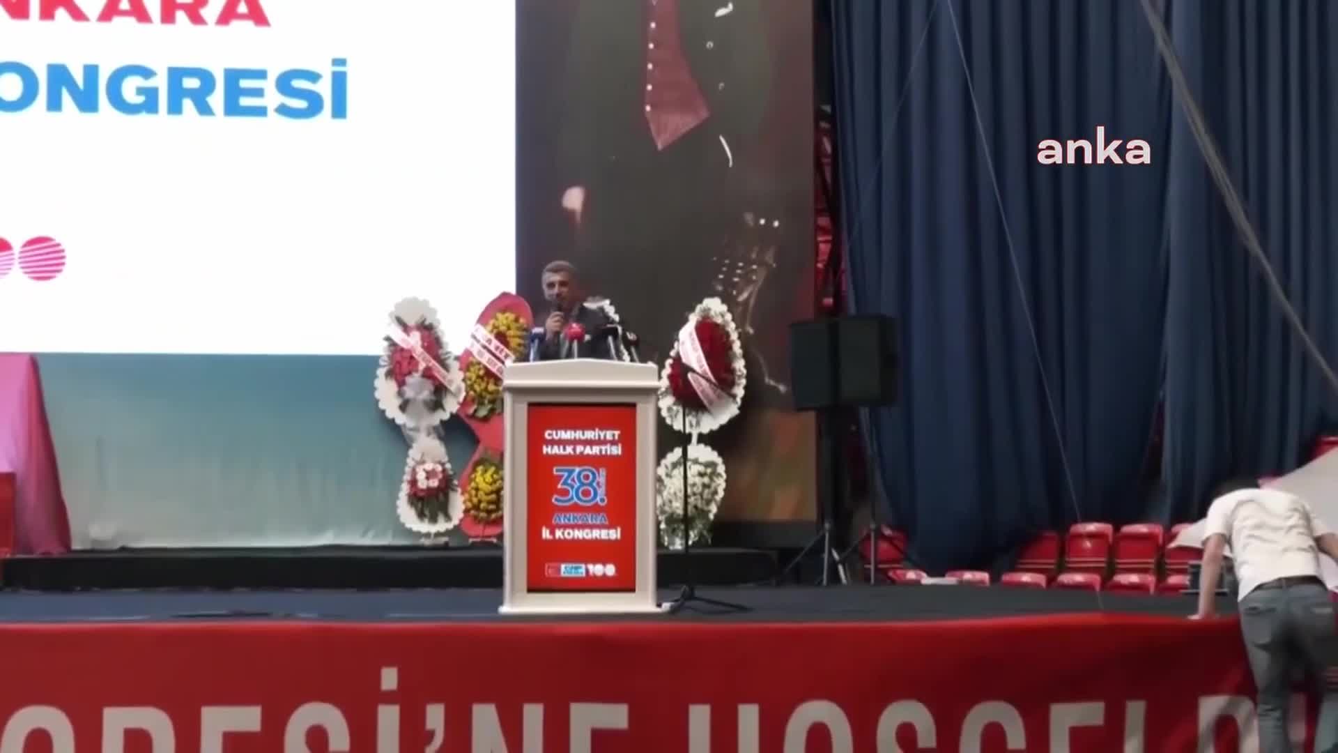CHP ANKARA İL KONGRESİ... GÜRSEL EROL: "PARTİNİN TEMEL SORUNU GENEL BAŞKANLIK DEĞİL, DAVA ADAMLIĞININ BİTMİŞ OLMASI, YALAKA KÜLTÜRÜNÜN PARTİYE GELMESİDİR"