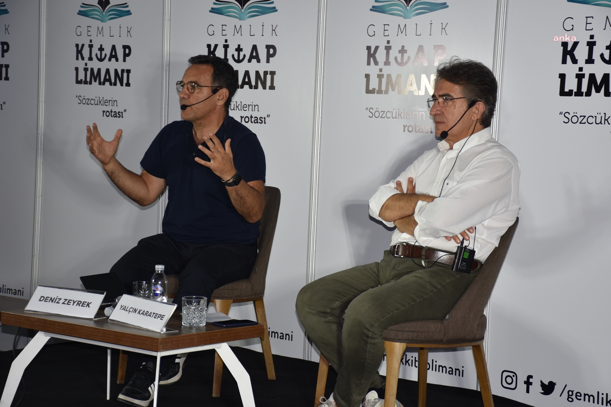 DENİZ ZEYREK VE YALÇIN KARATEPE, GEMLİK KİTAP LİMANI’NA KONUK OLDU