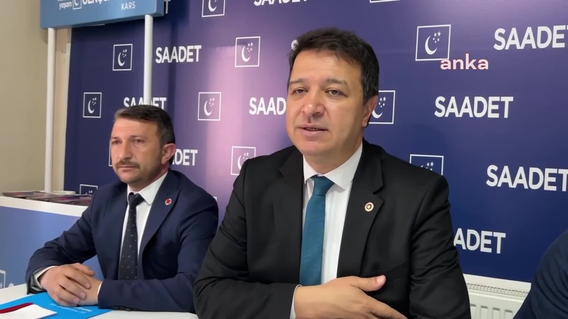 SAADET PARTİSİ GENEL BAŞKAN YARDIMCISI ARIKAN: “31 MART 2024 YEREL SEÇİMLERİNİN HEMEN SABAHINDA ÜLKEDE EKONOMİK ANLAMDA BİR TAYFUN YAŞANACAK"
